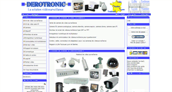 Desktop Screenshot of derotronic-videosurveillance.fr
